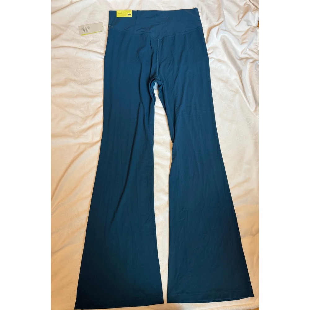 All in Motion Everyday Soft Flare Legging XL Ultra High Rise Teal Blue NWT - Picture 3 of 4